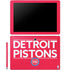 NBA Detroit Pistons Standard - Red Galaxy Book 12in Skin